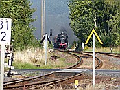 Foto SP_2015_09320: DR 52 8168-8 + DR 41 1144-9 / Immelborn / 12.09.2015