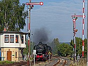 Foto SP_2015_09327: DR 52 8168-8 + DR 41 1144-9 / Immelborn / 12.09.2015