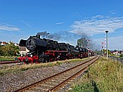 Foto SP_2015_09337: DR 52 8168-8 + DR 41 1144-9 / Immelborn / 12.09.2015