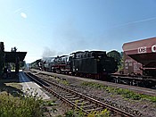 Foto SP_2015_09342: DR 52 8168-8 + DR 41 1144-9 / Immelborn / 12.09.2015