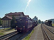 Foto SP_2015_09360: DR 52 8168-8 + DR 41 1144-9 / Immelborn / 12.09.2015