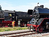Foto SP_2015_09437: DR 52 8168-8 + DR 41 1144-9 / Immelborn / 12.09.2015