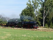 Foto SP_2015_09482: DR 41 1144-9 + DR 52 8168-8 / Neuhof / 12.09.2015