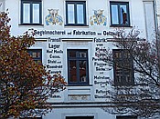 Foto SP_2015_12544: Werbung am Haus / Wismar / 12.12.2015