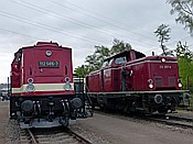 Foto SP_2017_05136: DB 212 007-9 + DR 112 565-7 / Bochum-Dahlhausen / 01.05.2017