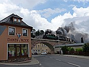 Foto SP_2017_07511: DR 99 539 + DR 99 555 / Schmiedeberg / 15.07.2017