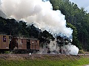 Foto SP_2017_07547: DR 539 + DR 99 555 / Kipsdorf / 15.07.2017