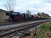 Foto SP_2017_10564: DR 52 1360-8 + DR 41 1144-9 / Marksuhl / 27.10.2017