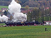 Foto SP_2017_10800: DR 52 8079-7 + DR 52 1360-8 / Oberrohn / 28.10.2017