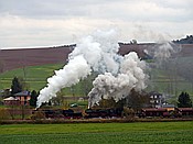 Foto SP_2017_10809: DR 52 8079-7 + DR 52 1360-8 / Oberrohn / 28.10.2017