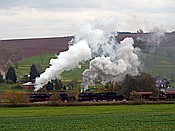 Foto SP_2017_10812: DR 52 8079-7 + DR 52 1360-8 / Oberrohn / 28.10.2017