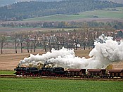 Foto SP_2017_10850: DR 52 8079-7 + DR 52 1360-8 / Oberrohn / 28.10.2017