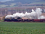 Foto SP_2017_10853: DR 52 8079-7 + DR 52 1360-8 / Oberrohn / 28.10.2017