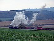 Foto SP_2017_10861: DR 52 8079-7 + DR 52 1360-8 / Oberrohn / 28.10.2017