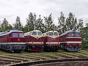 Foto SP_2018_08397: 132 010-0 + 119 199-8 + 118 731-9 + 120 198-7 / Weimar / 05.08.2018