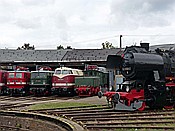 Foto SP_2018_08406: 242 151-9 + 211 049-2 + 118 788-9 + 254 105-8 + 52 8109-2 / Weimar / 05.08.2018