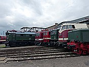 Foto SP_2018_08407: 144 507-1 + 243 117-9 + 242 151-9 + 211 049-2 + 118 788-9 / Weimar / 05.08.2018