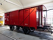 Foto SP_2018_08521: Gueterwagen Gr 371 / Szendentre / 19.08.2018